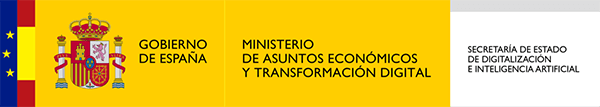 Logo Gobierno de Espana y Ministerio para la Transformacion Digital y de la Funcion Publica